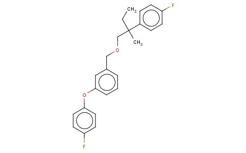 1-(4-FLUOROPHENOXY)-3-((2-(4-FLUOROPHENYL)-2-METHYLBUTOXY)METHYL)BENZE NE